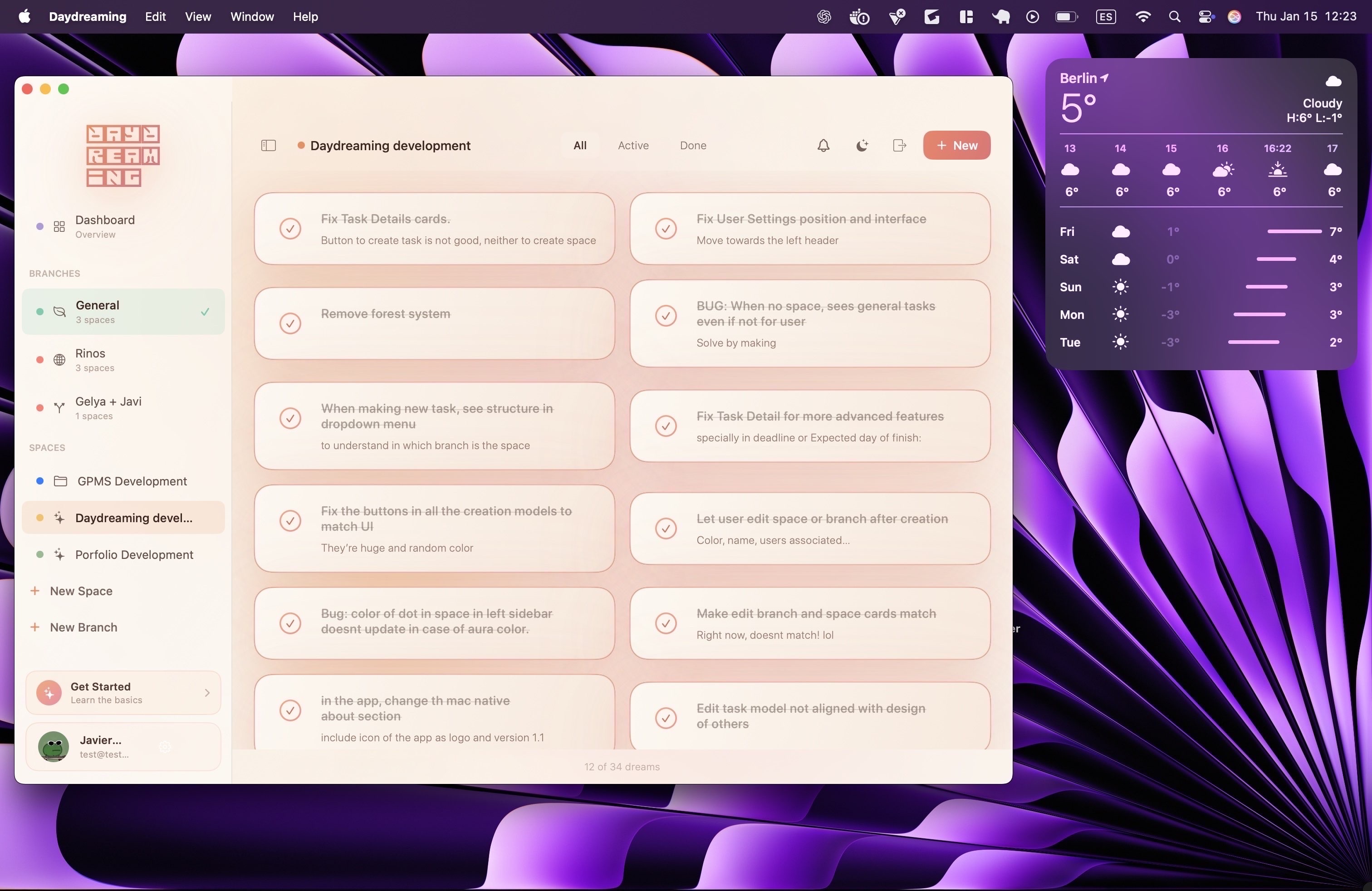Dark mode