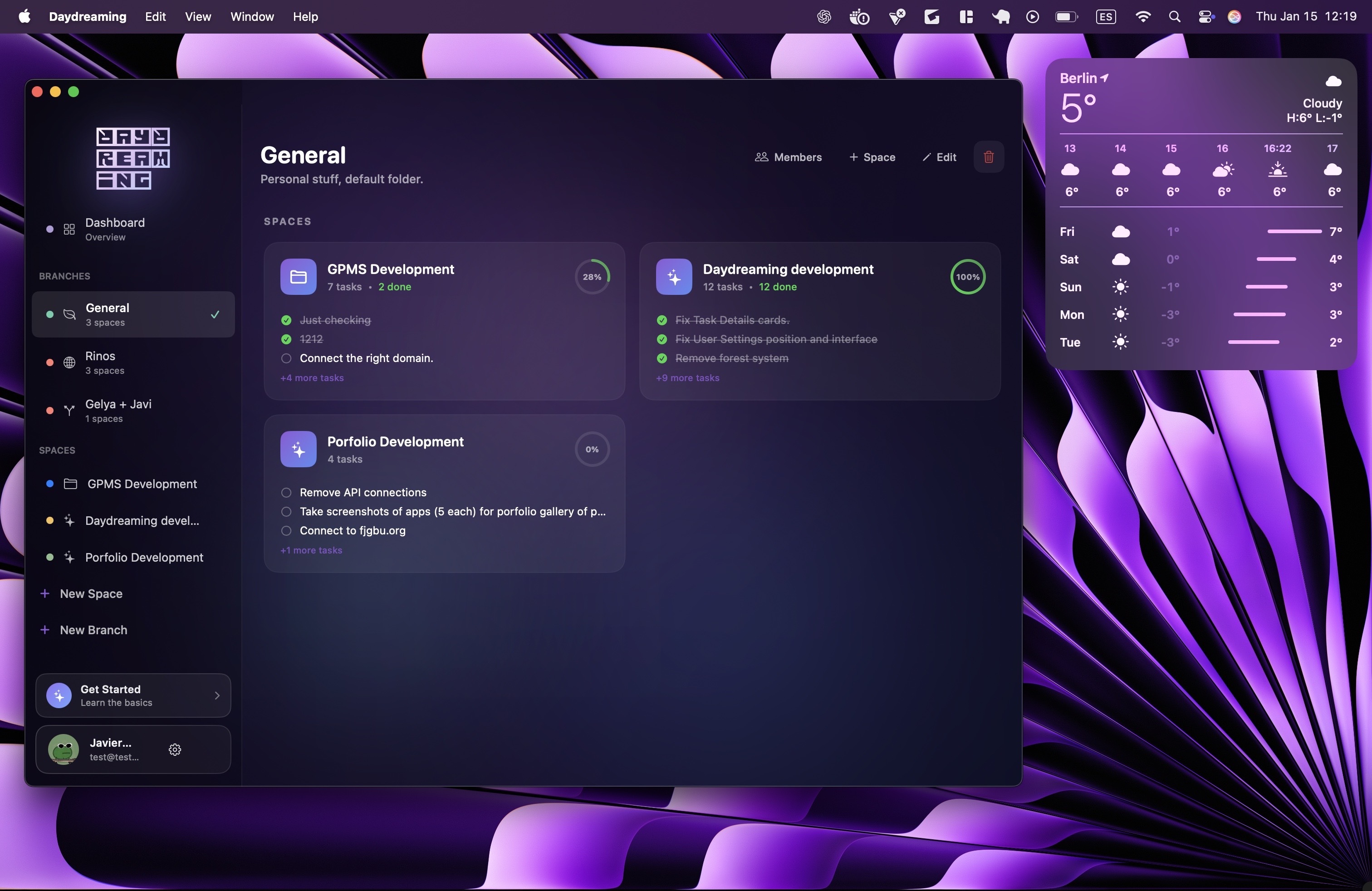 Task details