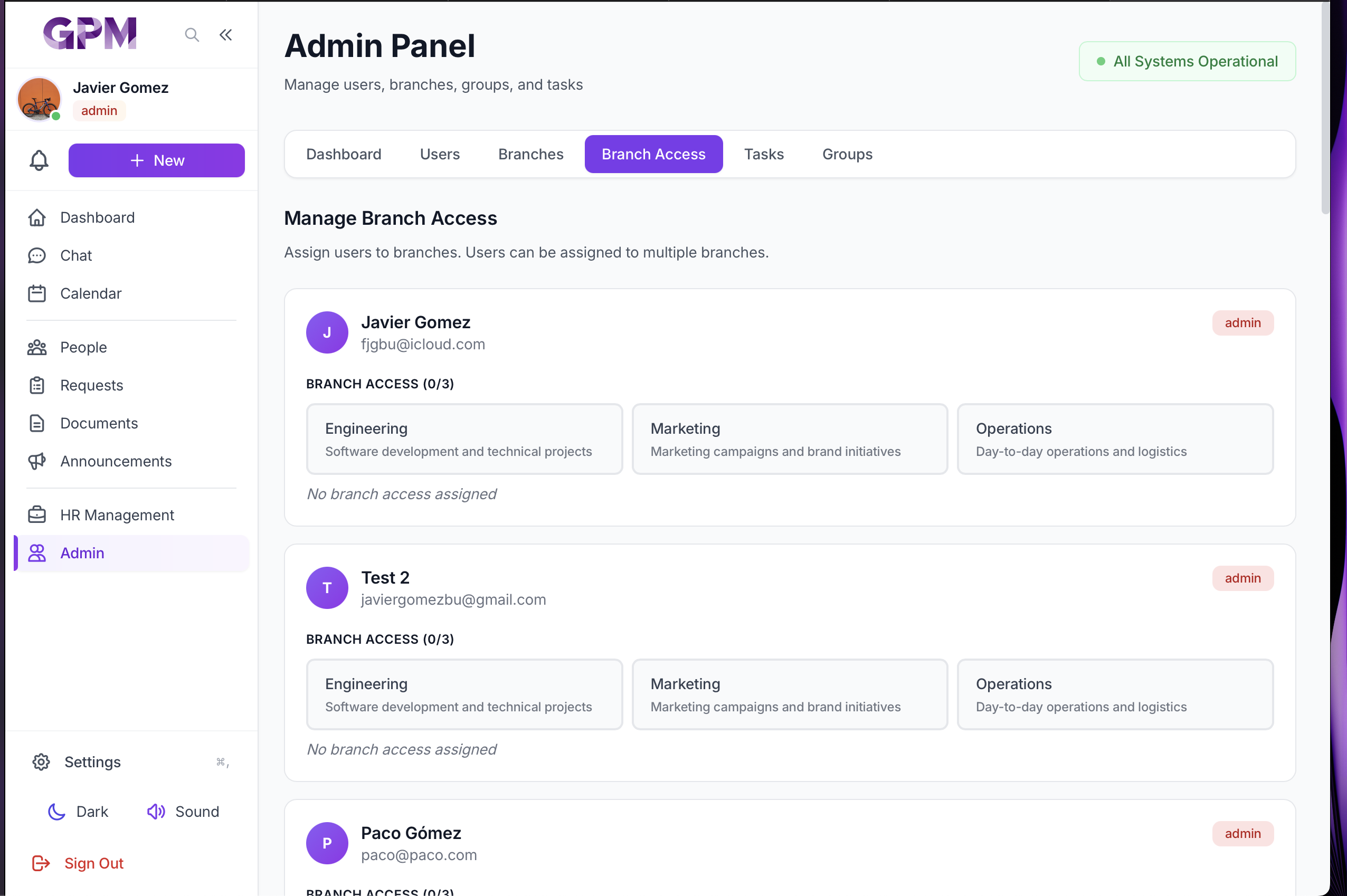 Task board