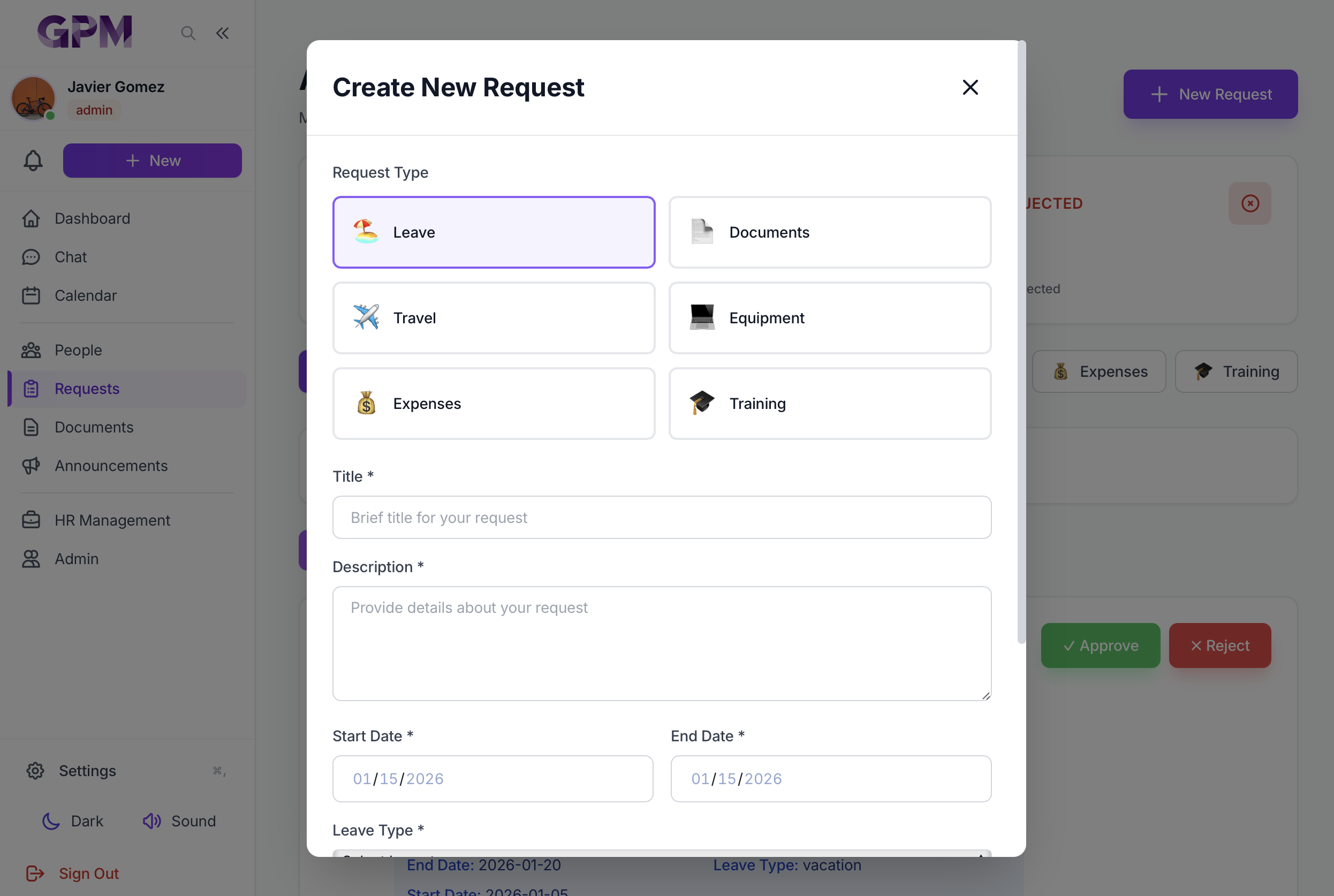 Expense tracking